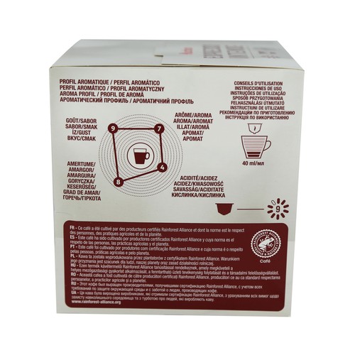 PRODUCTO ALCAMPO Café en cápsulas Espresso intenso I9, 16 uds.
