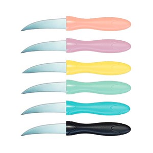 Imagen de Cuchillo de acero inoxidable con mango de plástico, 8cm, ESSENTIAL.