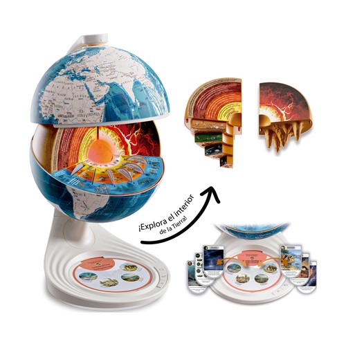 Globo Terráqueo Interactivo Multimedia de 6 a 12 Años CANAL TOYS