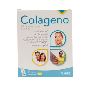 ELADIET Complemento alimentcio a base de colágeno, vitamina C y ácido hialurónico ELADIET 30 uds.