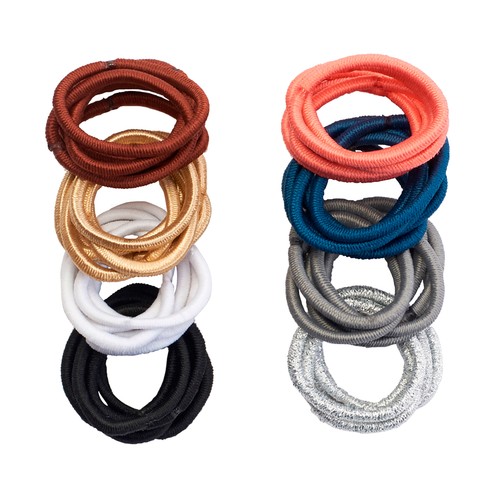 COSMIA Gomas elásticas clásicas de diferentes colores 24 uds.