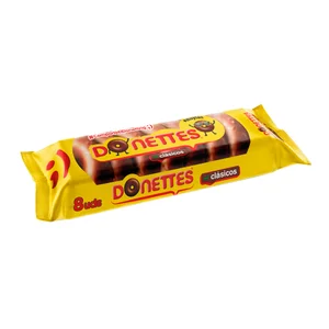 DONETTES Rosquillas clásicas bañadas de chocolate 8 uds 171 g.