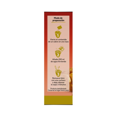 GALLINA BLANCA Sopinstant Sopa de pollo con pasta 3 uds. 17 g.