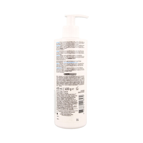 LA ROCHE POSAY Bálsamo corporal relipidizante, antiirritaciones y antipicores LA ROCHE POSAY Lipikar baume AP+ 400 ml.