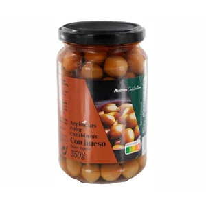 ALCAMPO GOURMET Aceitunas con hueso Arbequina  200 g.