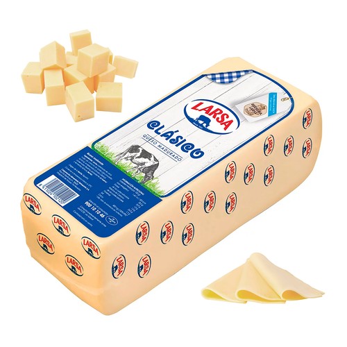 Queso en barra Edam LARSA 200 Gramos Aproximados