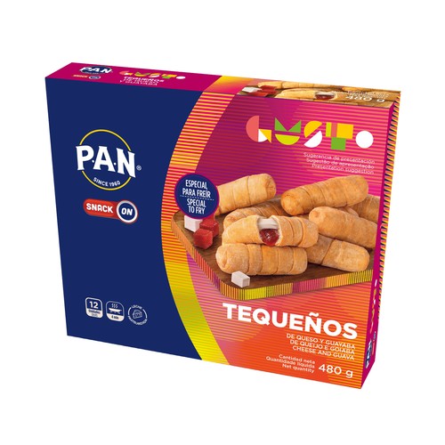 P.A.N. Tequeños de queso y guayaba 480 g. 