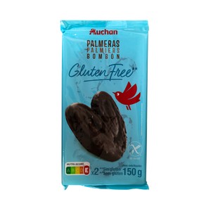 Imagen de PRODUCTO ALCAMPO Palmeras bombón elaboradas sin gluten 2 uds, 150 g.