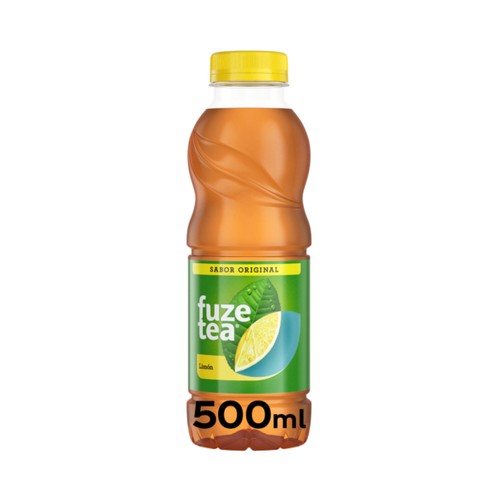 FUZE TEA Bebida té limón original botella 500 ml.