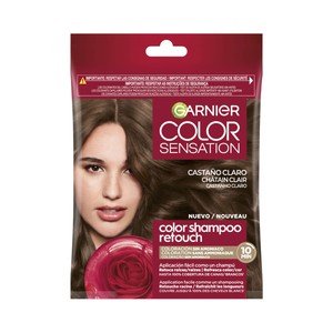 GARNIER Color sensation tono 5.0 Castaño claro Coloración retocadora de raices sin amoniaco.