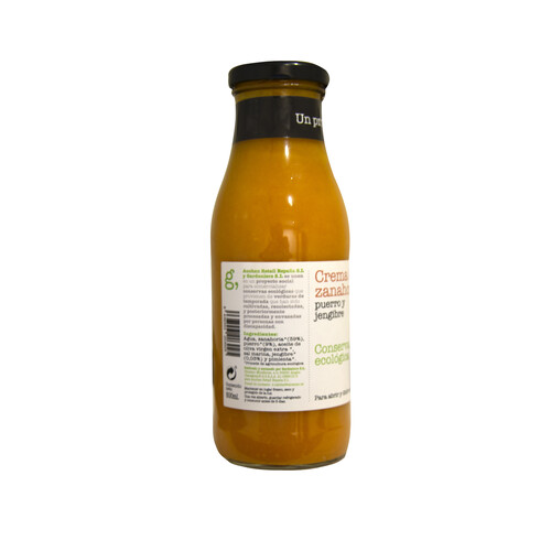 ALCAMPO CULTIVAMOS LO BUENO ECOLÓGICO  Crema de zanahoria ecológica  500 ml.