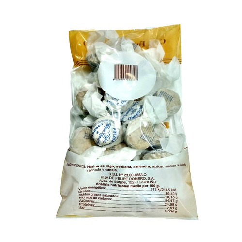 FELIPE ROMERO Polvorón especial 500 g.