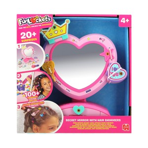 Imagen de Espejo Secreto con Brillos para el Pelo Funlockets +4 Años JUMBO