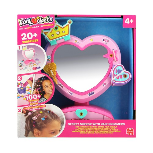 Espejo Secreto con Brillos para el Pelo Funlockets +4 Años JUMBO