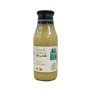 ALCAMPO PRODUCCIÓN CONTROLADA Crema de calabacín ecológica ALCAMPO PRODUCCIÓN CONTROLADA ECOLÓGICO 500 ml.