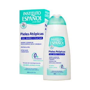 INSTITUTO ESPAÑOL Gel para baño y ducha, especial pieles atópicas INSTITUTO ESPAÑOL 500 ml.