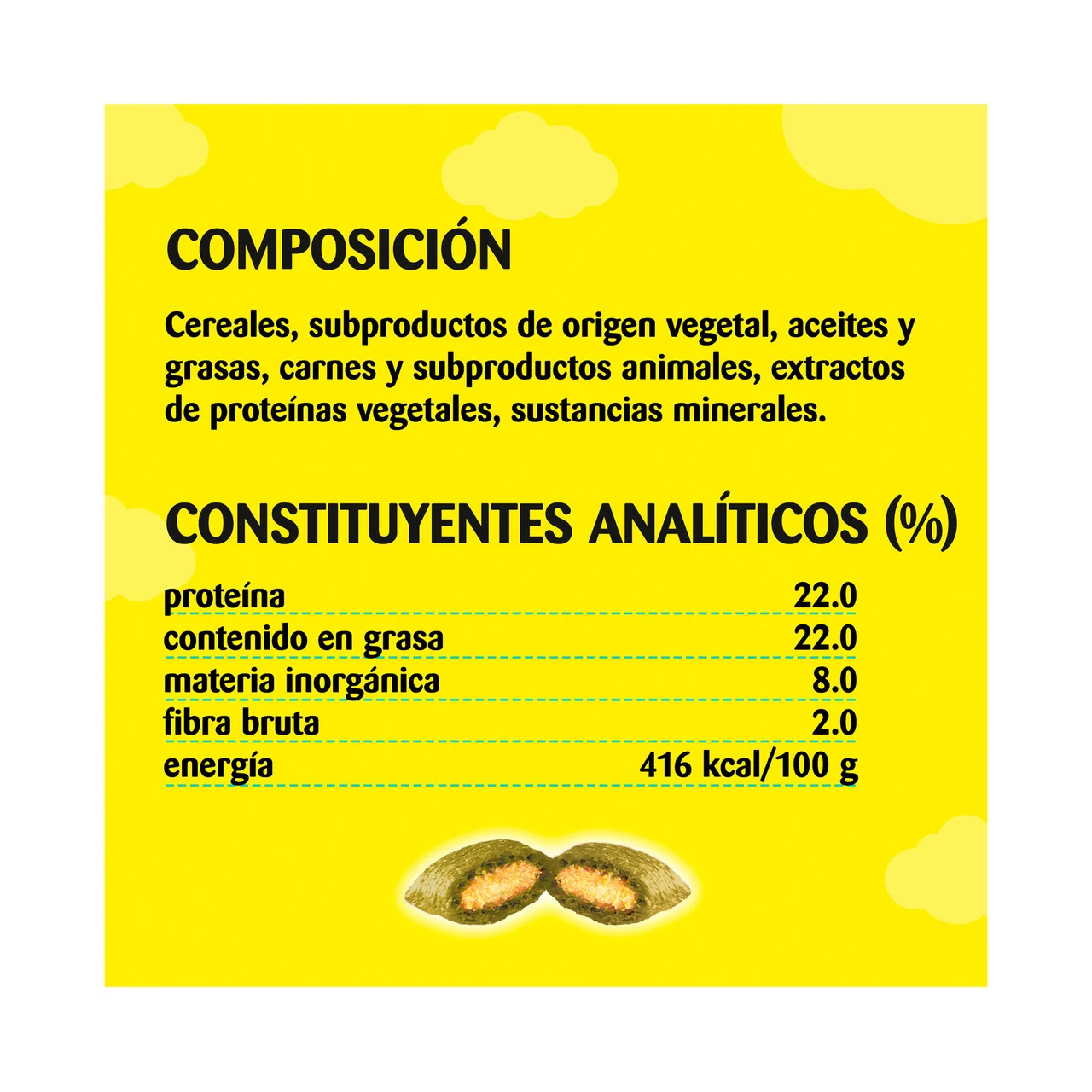 Snacks de gato con sabor a hierva gatera 60 g.