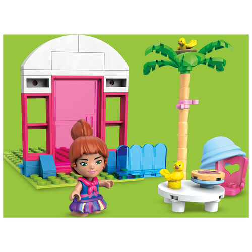 Casa Malibú, juego con bloques de construcción y accesorios, BARBIE.