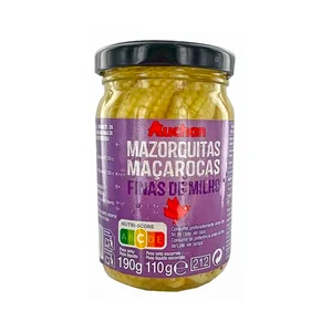 PRODUCTO ALCAMPO Mazorquitas finas PRODUCTO ALCAMPO frasco de 110 g.