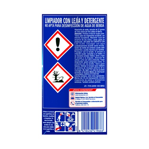 ESTRELLA Lejía con Detergente 2,8 l.