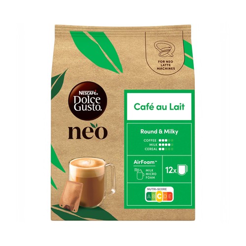 DOLCE GUSTO NEO Café con leche cápsulas 12 uds. 108 g.