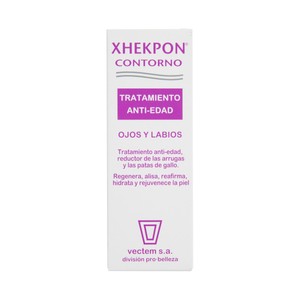 Xhekpon Contorno Ojos, Tratamiento Antiedad, Reductor de Arrugas y Patas de Gallo Xhekpon 15 Ml.