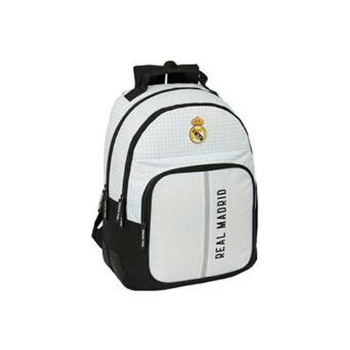 Mochila doble adaptable a carro primera equipacion 24/25. REAL MADRID C.F.