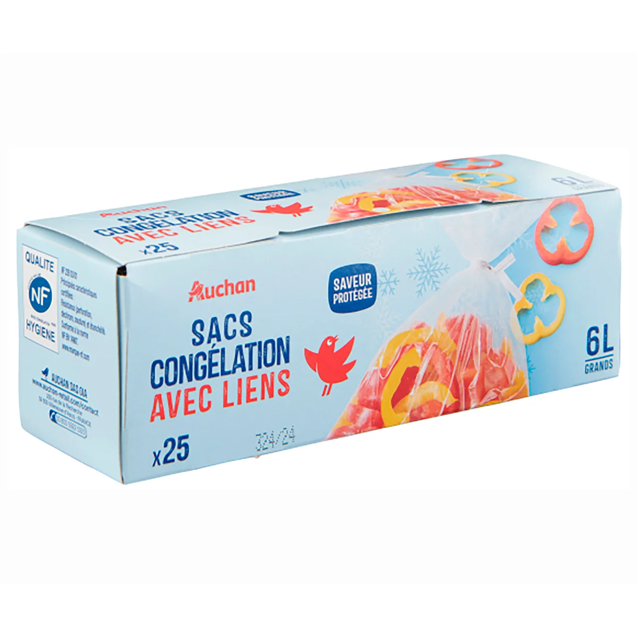 PRODUCTO ALCAMPO Bolsas de congelación grande 25 uds.
