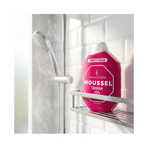 MOUSSEL Classique Gel de baño o ducha con pH neutro y aceites esenciales 900 ml.