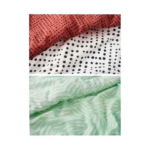 Juego de sábanas con estampado para cama de 135 cm, 48% algodón y 52% poliester, ACTUEL