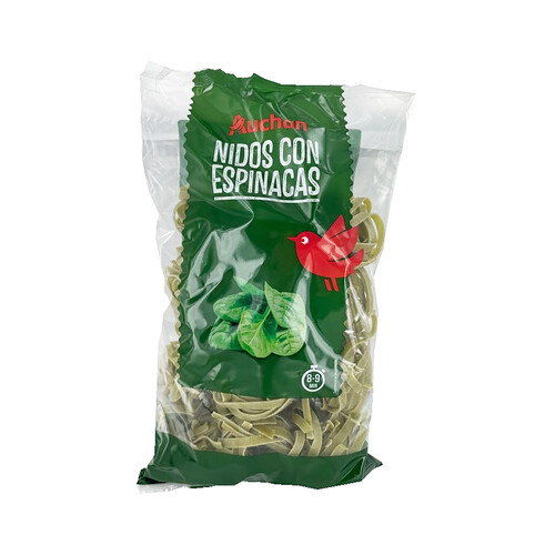 PRODUCTO ALCAMPO Pasta nido con espinacas PRODUCTO ALCAMPO paquete de 500 g.