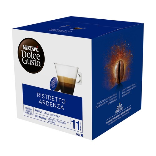 Café Ristretto ardenza en cápsulas NESCAFÉ DOLCE GUSTO 16 uds.