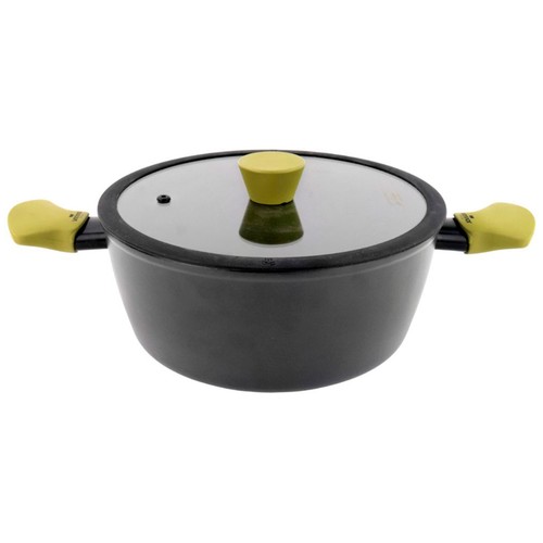 Cacerola 24cm, acero forjado inducción con tapa, VITRINOR Liebana Colección