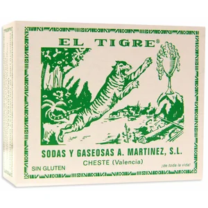 EL TIGRE Productopolvo para preparación de bebida refrescante tipo gaseosa EL TIGRE pack 8 unidades 39 g.
