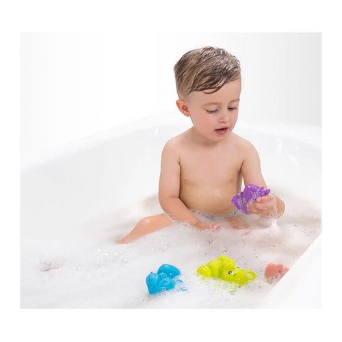 Set de 8 animales selva baño.