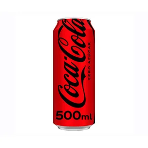 COCA COLA Refresco cola zero azúcar lata 500 ml.