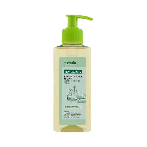 COSMIA Gel para baño o ducha con extracto de almendras dulces bio y acción relajante COSMIA Bio 250 ml.