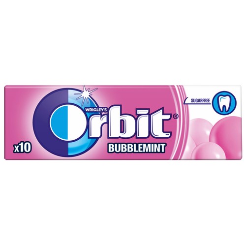 ORBIT Chicles bubblemint 13 gr.