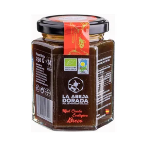 LA ABEJA DORADA Miel cruda ecológica de brezo tarro 250 g.
