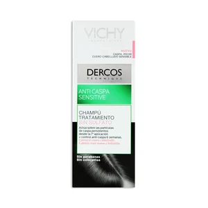 VICHY Champú anticaspa Sensitive, sin sulfato VICHY Dercos 200 Mililitros