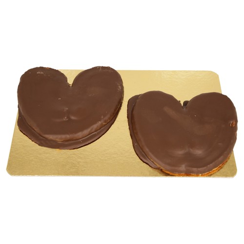 Palmera recubierta de chocolate, 2 uds, 250g.