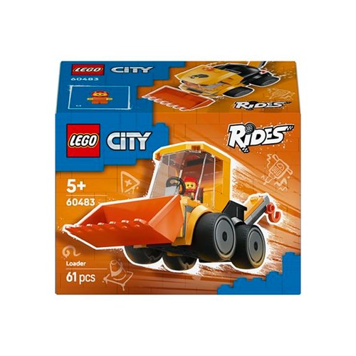 LEGO City 60483 Vehículos: Cargadora de Obra