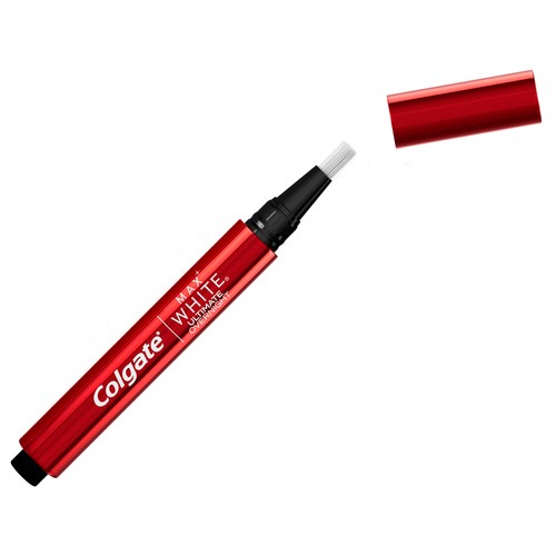 COLGATE Max white ultimate Pincel blanqueador nocturno seguro para el esmalte.