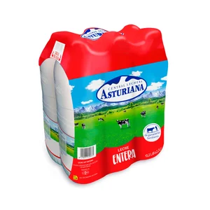 CENTRAL LECHERA ASTURIANA Leche de vaca entera de origen español 6 x 2.2 l.