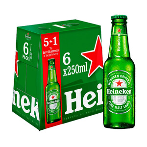 Imagen de HEINEKEN Pack de cerveza 6 uds. 25 cl.