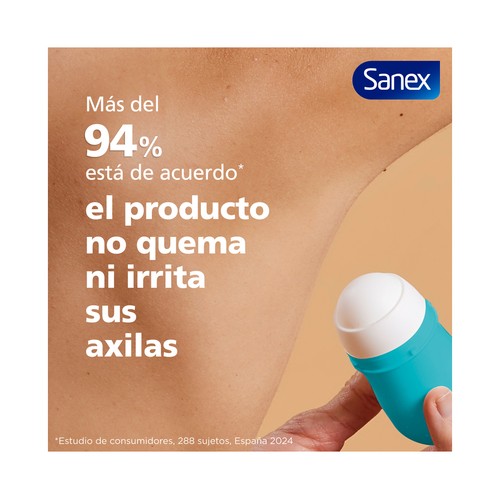 SANEX Dermo+ total protection Desodorante roll on para mujer antitranspirante hasta 72 horas 50 ml.
