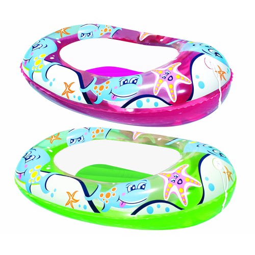 Barca hinchable infantil, medidas: 102x69 cm BESTWAY.