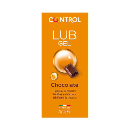CONTROL Gel lubricante con estimulante y delicioso aroma a chocolate 75 ml.