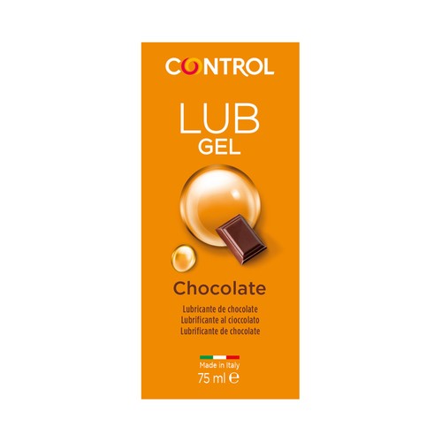 CONTROL Gel lubricante con estimulante y delicioso aroma a chocolate 75 ml.