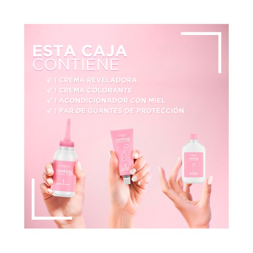 L´ORÉAL PARIS Casting natural gloss Baño de color y brillo tono 553 Castaño picante.